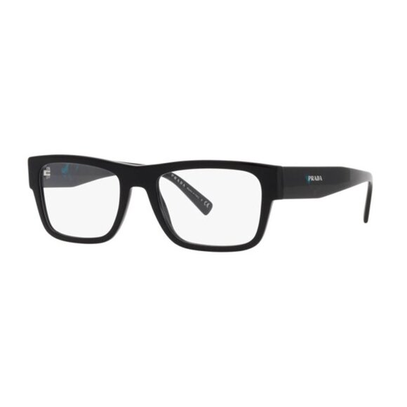 NEW PRADA PR15YV 1AB1O1 BLACK VPR 15Y 1AB1O1 PR 15YV 1AB1O1 EYEGLASSES - Picture 1 of 3